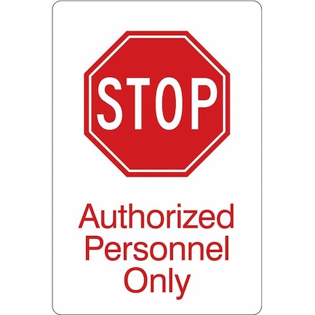 Condor Facility Sign, 9 in Height, 6 in Width, Acrylic, Vertical Rectangle, English 486H30