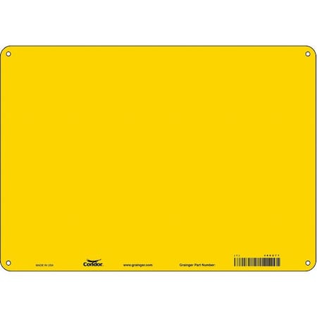Condor Safety Sign, 14"W, 10" H, 0.320" Thick, PK10 486U77