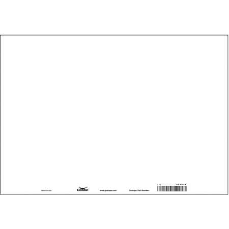 Condor Safety Sign, 20" W, 14" H, 0.055" Thickness 486U28