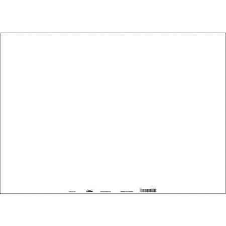 Condor Blank Sign, 28" W, 20" H, No Text, Plastic, White 486U30