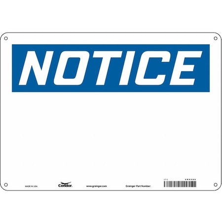 Condor Safety Sign, 14" W, 10" H, 0.032" Thickness 486V86