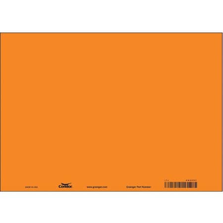 Condor Safety Sign, 14"W, 10" H, 0.550" Thick, PK10 486V07