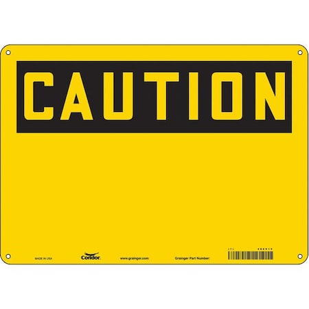 Condor Safety Sign, 14" W, 10" H, 0.055" Thickness 486V15