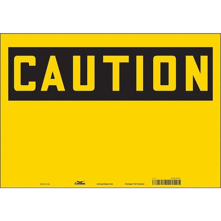 Condor Safety Sign, 20" W, 14" H, 0.004" Thickness 486V20