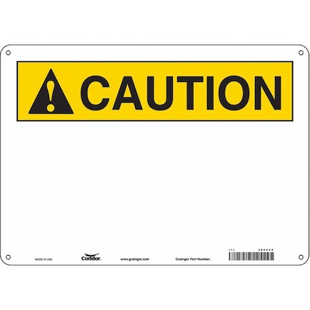 Condor Safety Sign, 14" W, 10" H, 0.055" Thickness 486V26