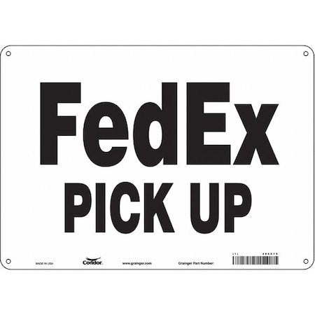 Condor Safety Sign, 10 in Height, 14 in Width, Polyethylene, Horizontal Rectangle, English, 486X79 486X79