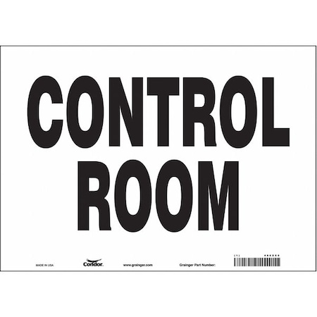 Condor CONTROL ROOM, 14 in W x 10 in H, Horizontal Rectangle, Vinyl, 486X68 486X68
