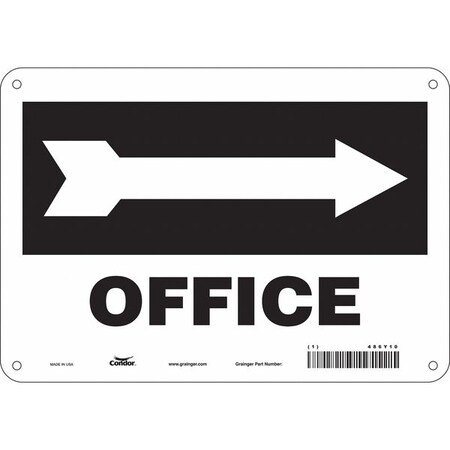 Condor OFFICE, 10 in W x 7 in H, Vertical Rectangle, Polyethylene, 486Y10 486Y10