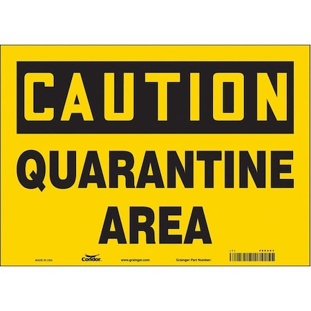 Condor Chemical Sign, 10 in H, 14 in W, Vinyl, Horizontal Rectangle, English, 486A62 486A62