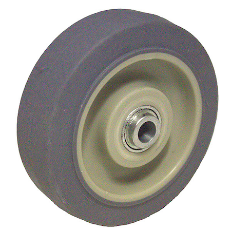 Zoro Select Caster Wheel, 4" Wheel dia, 1-1/4" Wheel W P-PRP-040X013/038K