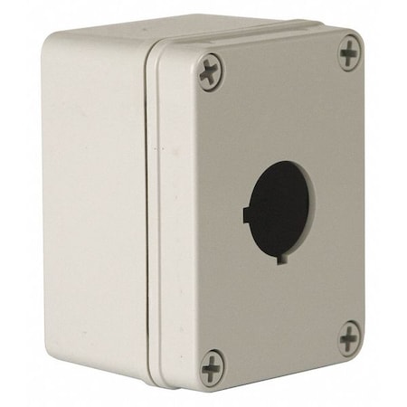 Wiegmann Pushbutton Enclosure, 4.34" H, 22mm Hole HW-PN4X1PB-22