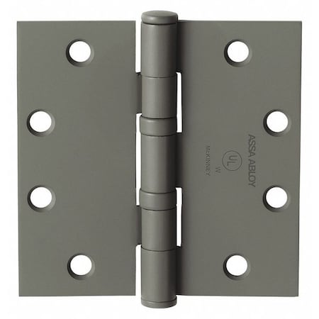 Mckinney Butt Hinge, Steel, Flush Mounting, 1 7/16 in Leaf W x 3 1/2 in Leaf H, Prime Coat 55315