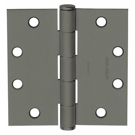 Mckinney Butt Hinge, Steel, Flush Mounting, 1 11/16 in Leaf W x 4 in Leaf H, Prime Coat 55485