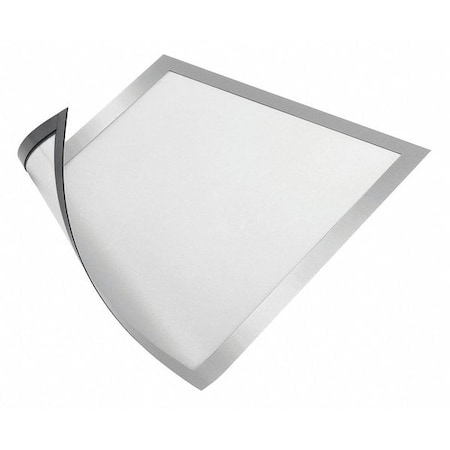 Zoro Select Sign Holder, 8-1/2" x 11", PVC, PK2 477123