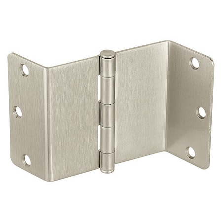 Mckinney Swing Clear Hinge, Steel, Flush Mounting, 1 1/4 in Leaf W x 3 1/2 in Leaf H, Satin Nickel 3 1/2 T2895 US15 1/4RC NL