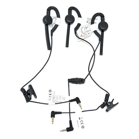 Motorola Earpiece, Push To Talk No, PK3 PMLN7203A