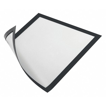 Zoro Select Sign Holder, 8-1/2" x 11", PVC, PK2 477101