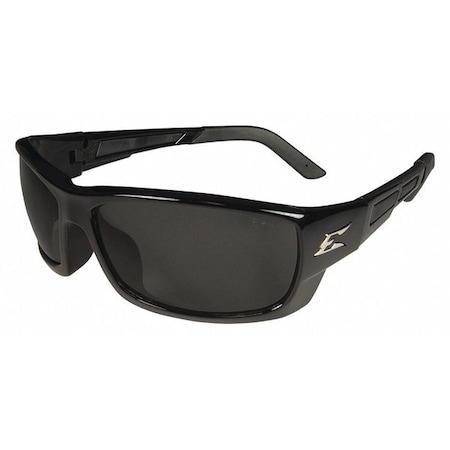 Edge Eyewear Mazeno Slim Fit, Safety Glasses, Anti-Scratch, Gray Lens, Black Frame, Full-Frame PM116