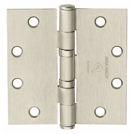 MCKINNEY 3 1/2 in W x Satin Nickel Five Knuckle Hinge 55392