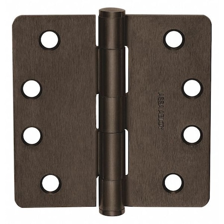 Mckinney Butt Hinge, Steel, Flush Mounting, 1 11/16 in Leaf W x 4 in Leaf H, Oil Rubbed Bronze 69829
