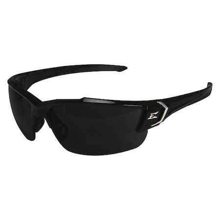 Edge Eyewear Khor G2, Safety Glasses, Anti-Scratch, Smoke Lens, Black Frame, Half-Frame SDK116-G2