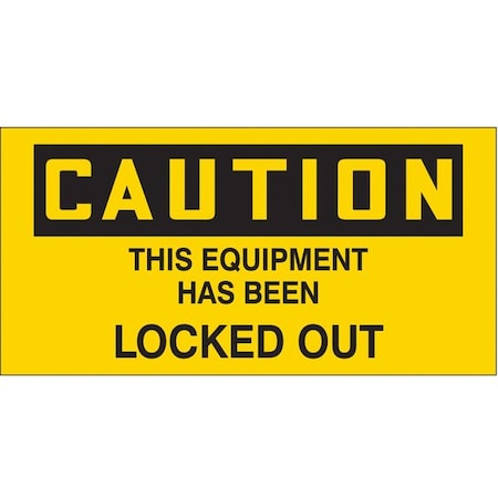 Condor Safety Label, 4-1/2" W, 4-1/2" H, PK2, 487C97 487C97