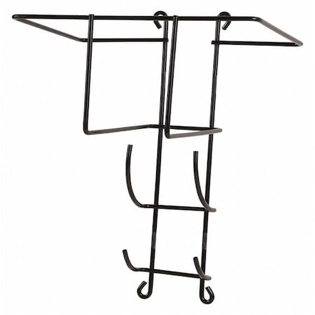 Spill Magic Wire Rack, Black, 9-1/2" L 201WR