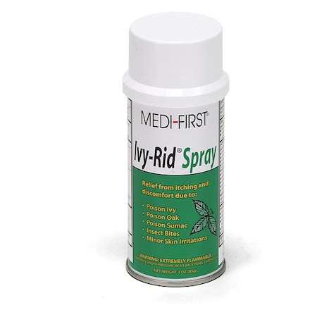 Medique Poison Ivy Spray, Spray Can, 3 oz. 48717