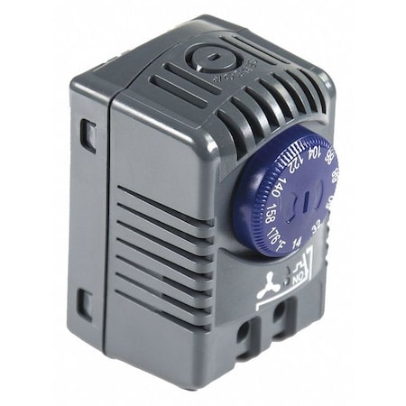 Wiegmann Thermostat, 2-23/64" H, 1-35/64" W, Gray TANO14176F