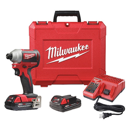Milwaukee Tool M18 1/4" Hex Impact Driver Kit 2850-22CT