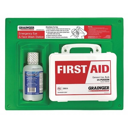 First Aid Only First Aid Kit and Housing, Plastic 141 Components, 1 People Served 54614