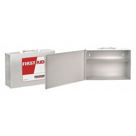 Zoro Select Empty First Aid Cabinet, Wall Mount, White M5024