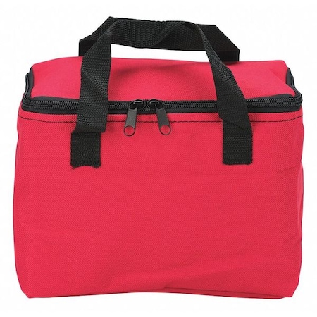 Zoro Select Empty First Aid Cabinet, Portable, Red 7050POUCH