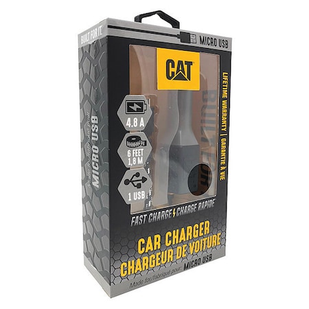 Cat USB Car Charger, Charges Up To 2 Devices CAT-CLA-M