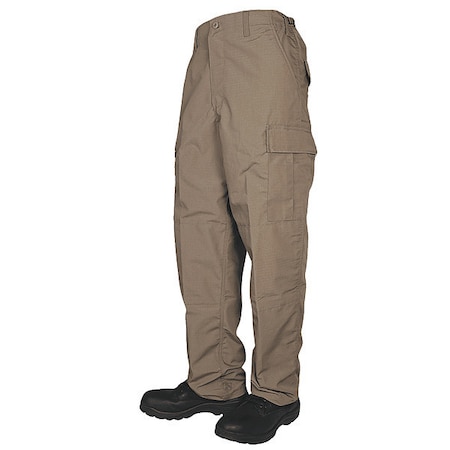 Tru-Spec Men's Military Pants, 2XL, Coyote, 35% Cotton, 65% Polyester 1832