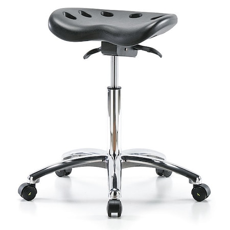 Zoro Select ESD Pneumatic Stool, 300 lb. wt. Cap. ESD-PTMBSO-CR-NF-ESC