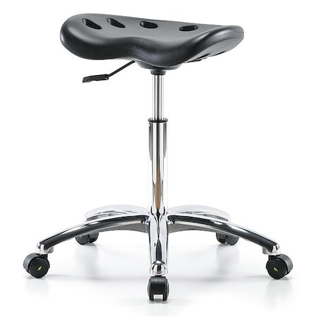 Zoro Select ESD Pneumatic Stool, 300 lb. wt. Cap. ESD-PTMBSL-CR-NF-EC