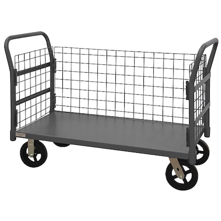 Durham Mfg Wire Cart, 24" Shelf Width, 48" Shelf L W3SPT-244838-1-8MR95