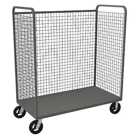 Durham Mfg Wire Cart, 30" Shelf Width, 60" Shelf L W3ST-306068-1-8MR95