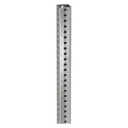 Tapco Sign Post, Silver, Steel, 12 ft L 1603-00006