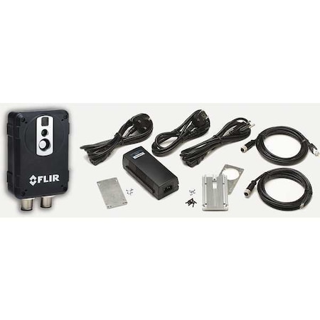 Flir Infrared Camera Kit, 14 Degrees  to 302 Degrees F, 100 mK, Uses Monitor, PC or DVR Display 71201-0101-KIT