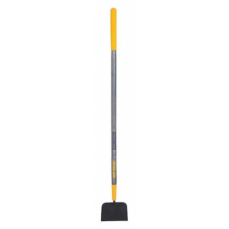 True Temper Ice Scraper, 7 in Blade W, Wood, 48 in Handle L, Straight, 5 in Blade H, Steel 26832GR