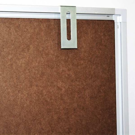 Magna Visual Grid Board, Steel, 36 in, 48 in, Aluminum Frame, Blue/White, Gloss DGB-3648