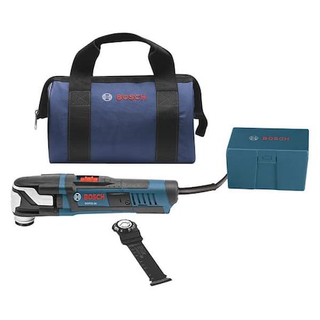 Bosch Oscillating Tool, 120 V AC, Corded, 3.6  Degrees Oscillation Angle, Starlock Max Series GOP55-36B