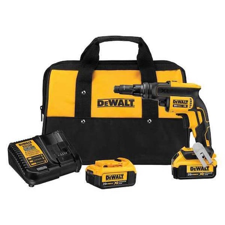 Dewalt 20V MAX* XR(R) VERSA-CLUTCH(TM) ADJUSTABLE TORQUE SCREWGUN KIT DCF622M2