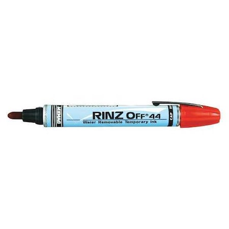 Dykem Paint Marker, Extra Large Tip, Red Color Family, Ink 44106