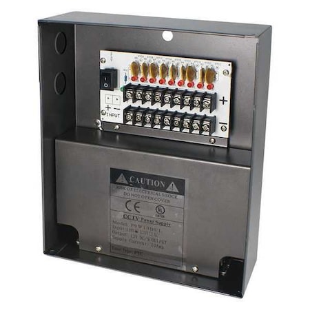 Speco Technologies Camera Power Supply, 110VAC 50/60 Hz P9W10DUL