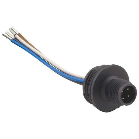 Eaton Four Pin Male Receptacle M12A