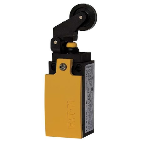 Eaton Limit Switch, Plunger, Roller Lever, 1NC/1NO, 4A at 400V AC, Actuator Location: Top LS-S11S-LB