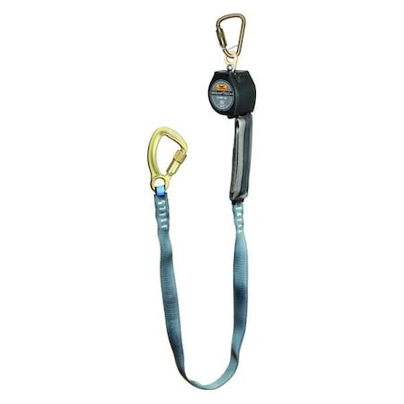 Condor Workman(R) Self-Retracting Lifeline, 9 ft. Length, Carabiner, Steel, 1 Leg(s) G74709SB8